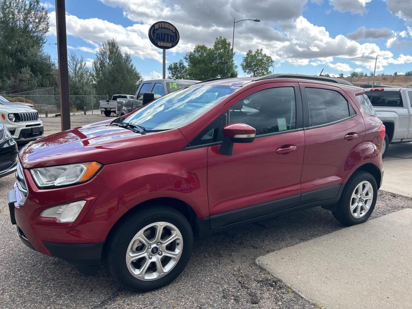 2018 red Ford Ecosport SE (MAJ6P1ULXJC) with an 4 Cyl, 2.0L engine, Automatic transmission, located at 3030 CY Ave, Casper, WY, 82604, (307) 265-3830, 42.827816, -106.357483 - Discover the perfect blend of versatility and efficiency with our 2018 Ford EcoSport SE, now available at our dealership. This compact SUV comes equipped with a reliable 4WD system, ensuring confident handling in various driving conditions. Under the hood, you'll find a responsive 4 Cyl, 2.0L engine - Photo#1