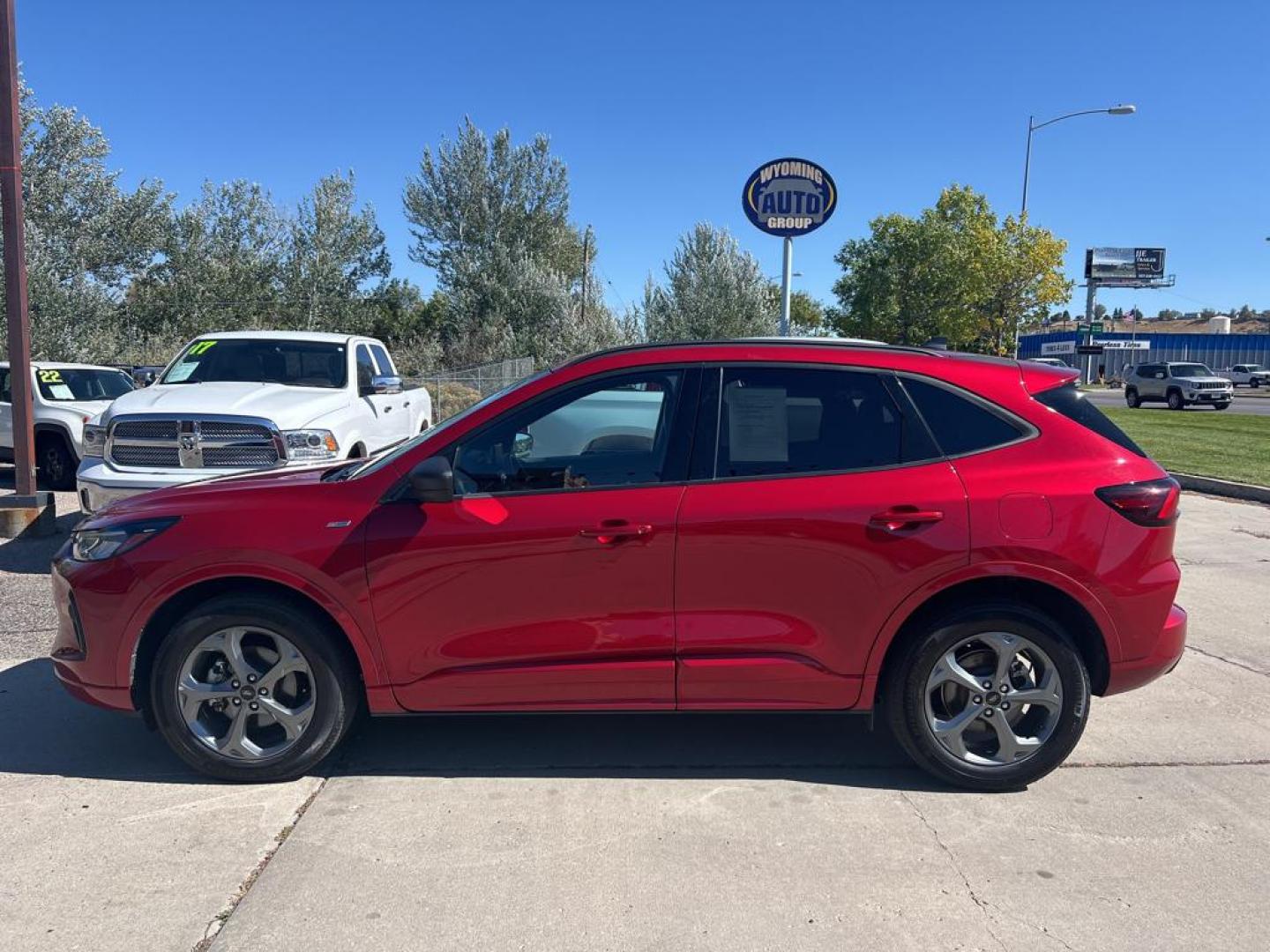 2023 maroon Ford Escape ST Line (1FMCU9MN3PU) with an 3 Cyl, 1.5L engine, Automatic transmission, located at 3030 CY Ave, Casper, WY, 82604, (307) 265-3830, 42.827816, -106.357483 - Photo#0