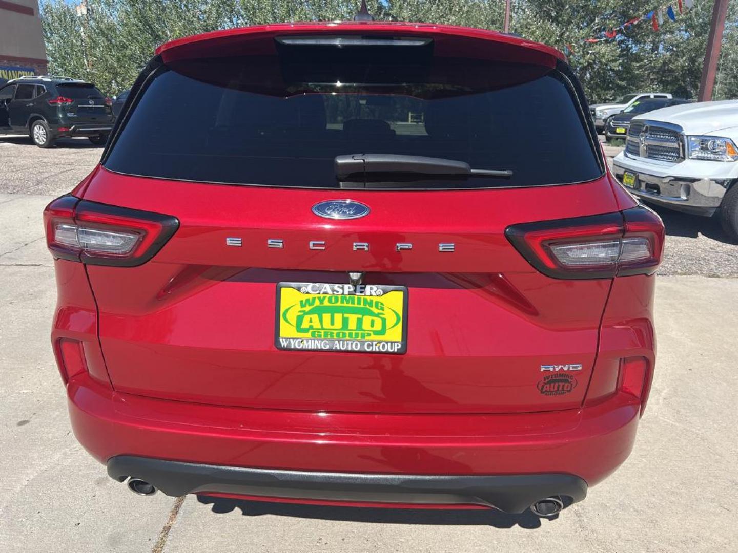 2023 maroon Ford Escape ST Line (1FMCU9MN3PU) with an 3 Cyl, 1.5L engine, Automatic transmission, located at 3030 CY Ave, Casper, WY, 82604, (307) 265-3830, 42.827816, -106.357483 - Photo#5