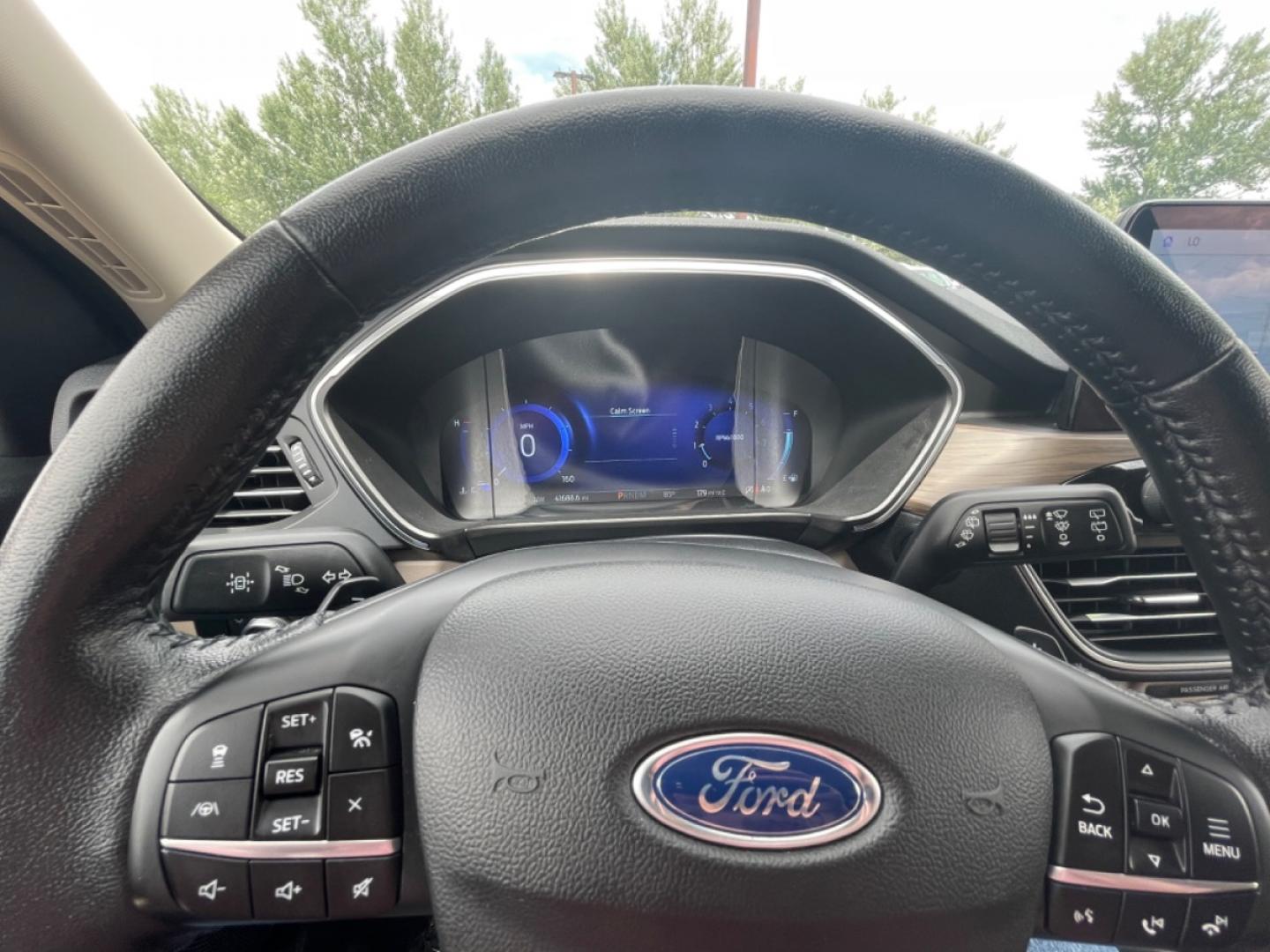 2020 GRAY /Tan FORD ESCAPE TITANIUM (1FMCU9J98LU) with an 2.0L engine, Automatic transmission, located at 3030 CY Ave, Casper, WY, 82604, (307) 265-3830, 42.827816, -106.357483 - Photo#13