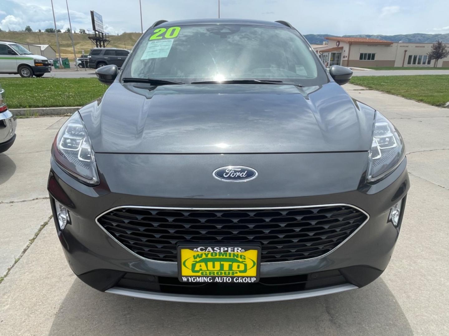 2020 GRAY /Tan FORD ESCAPE TITANIUM (1FMCU9J98LU) with an 2.0L engine, Automatic transmission, located at 3030 CY Ave, Casper, WY, 82604, (307) 265-3830, 42.827816, -106.357483 - Photo#2