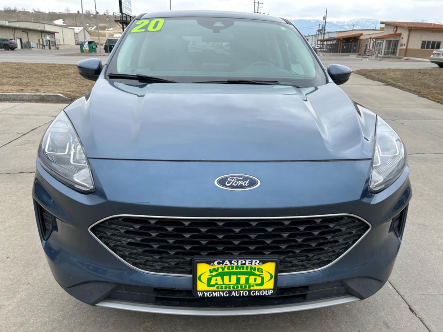 2020 Blue /Gray Ford Escape SE AWD (1FMCU9G64LU) with an 1.5L L3 engine, 6A transmission, located at 3030 CY Ave, Casper, WY, 82604, (307) 265-3830, 42.827816, -106.357483 - Photo#1