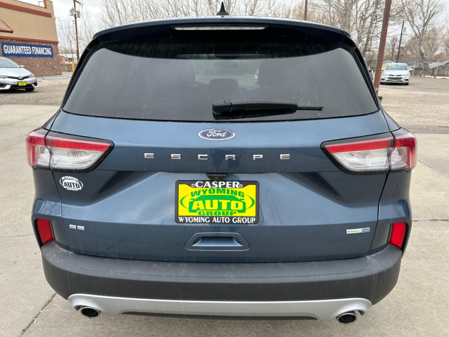 2020 Blue /Gray Ford Escape SE AWD (1FMCU9G64LU) with an 1.5L L3 engine, 6A transmission, located at 3030 CY Ave, Casper, WY, 82604, (307) 265-3830, 42.827816, -106.357483 - Photo#4