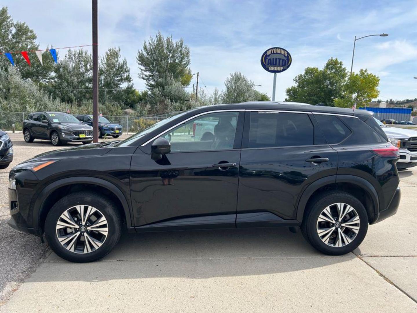 2021 BLACK Nissan Rogue SV (5N1AT3BB4MC) with an L4, 2.5L engine, Continuously Variable transmission, located at 3030 CY Ave, Casper, WY, 82604, (307) 265-3830, 42.827816, -106.357483 - Discover the exceptional value and performance of the 2021 Nissan Rogue SV with AWD at our dealership! This versatile SUV, powered by a robust L4, 2.5L engine, offers both efficiency and power, making it the ideal choice for daily commutes and weekend adventures alike.<br><br>Equipped with advanced - Photo#0