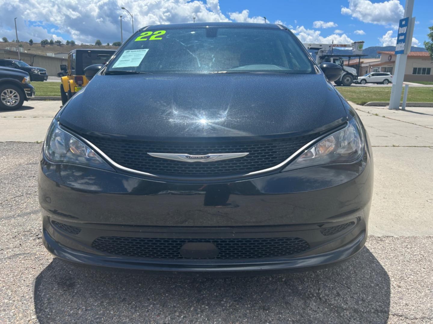 2022 BLACK Chrysler Voyager LX (2C4RC1CG2NR) with an V6, 3.6L engine, Automatic transmission, located at 3030 CY Ave, Casper, WY, 82604, (307) 265-3830, 42.827816, -106.357483 - The Chrysler Voyager LX offers advanced convenience with its Remote Start feature, allowing you to start your vehicle from a distance, perfect for those cold mornings or hot summer days. Stay connected on the go with Hands Free Bluetooth technology, ensuring you can keep your hands on the wheel and - Photo#2