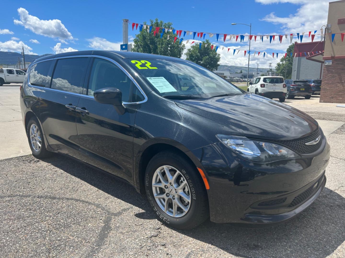 2022 BLACK Chrysler Voyager LX (2C4RC1CG2NR) with an V6, 3.6L engine, Automatic transmission, located at 3030 CY Ave, Casper, WY, 82604, (307) 265-3830, 42.827816, -106.357483 - The Chrysler Voyager LX offers advanced convenience with its Remote Start feature, allowing you to start your vehicle from a distance, perfect for those cold mornings or hot summer days. Stay connected on the go with Hands Free Bluetooth technology, ensuring you can keep your hands on the wheel and - Photo#3