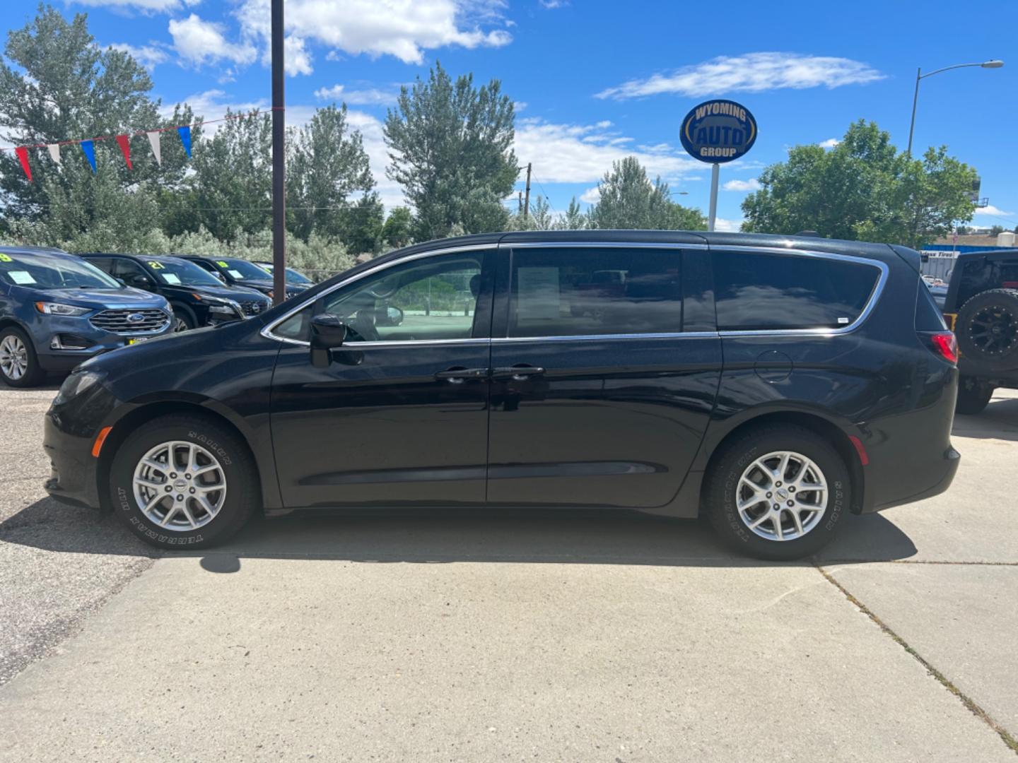 2022 BLACK Chrysler Voyager LX (2C4RC1CG2NR) with an V6, 3.6L engine, Automatic transmission, located at 3030 CY Ave, Casper, WY, 82604, (307) 265-3830, 42.827816, -106.357483 - The Chrysler Voyager LX offers advanced convenience with its Remote Start feature, allowing you to start your vehicle from a distance, perfect for those cold mornings or hot summer days. Stay connected on the go with Hands Free Bluetooth technology, ensuring you can keep your hands on the wheel and - Photo#0