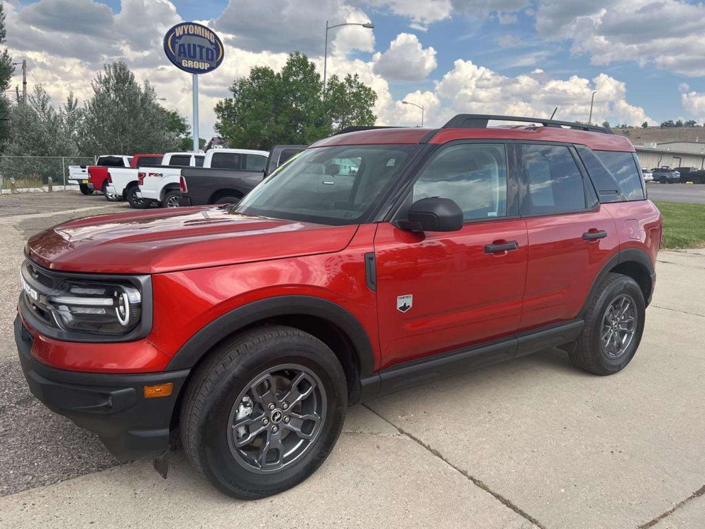 2022 red Ford Bronco Sport Big Bend (3FMCR9B62NR) with an L3, 1.5L engine, Automatic transmission, located at 3030 CY Ave, Casper, WY, 82604, (307) 265-3830, 42.827816, -106.357483 - Introducing the 2022 Ford Bronco Sport Big Bend, a versatile SUV ready to tackle any adventure. With only 23,146 miles on the odometer, this vehicle offers both reliability and performance. Equipped with a robust L3, 1.5L engine and 4WD, it delivers a smooth and powerful driving experience, ensuring - Photo#1