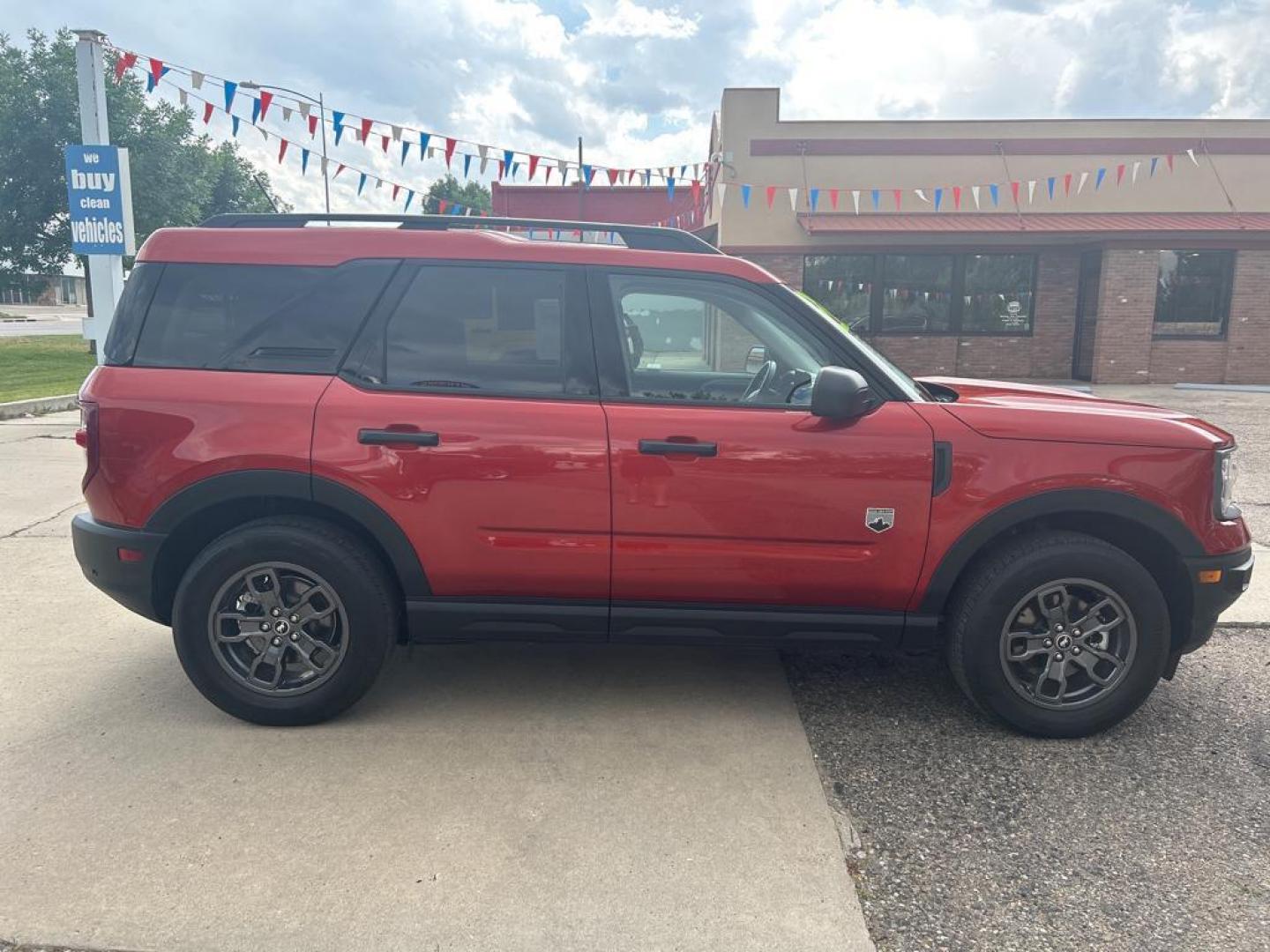 2022 red Ford Bronco Sport Big Bend (3FMCR9B62NR) with an L3, 1.5L engine, Automatic transmission, located at 3030 CY Ave, Casper, WY, 82604, (307) 265-3830, 42.827816, -106.357483 - Introducing the 2022 Ford Bronco Sport Big Bend, a versatile SUV ready to tackle any adventure. With only 23,146 miles on the odometer, this vehicle offers both reliability and performance. Equipped with a robust L3, 1.5L engine and 4WD, it delivers a smooth and powerful driving experience, ensuring - Photo#3