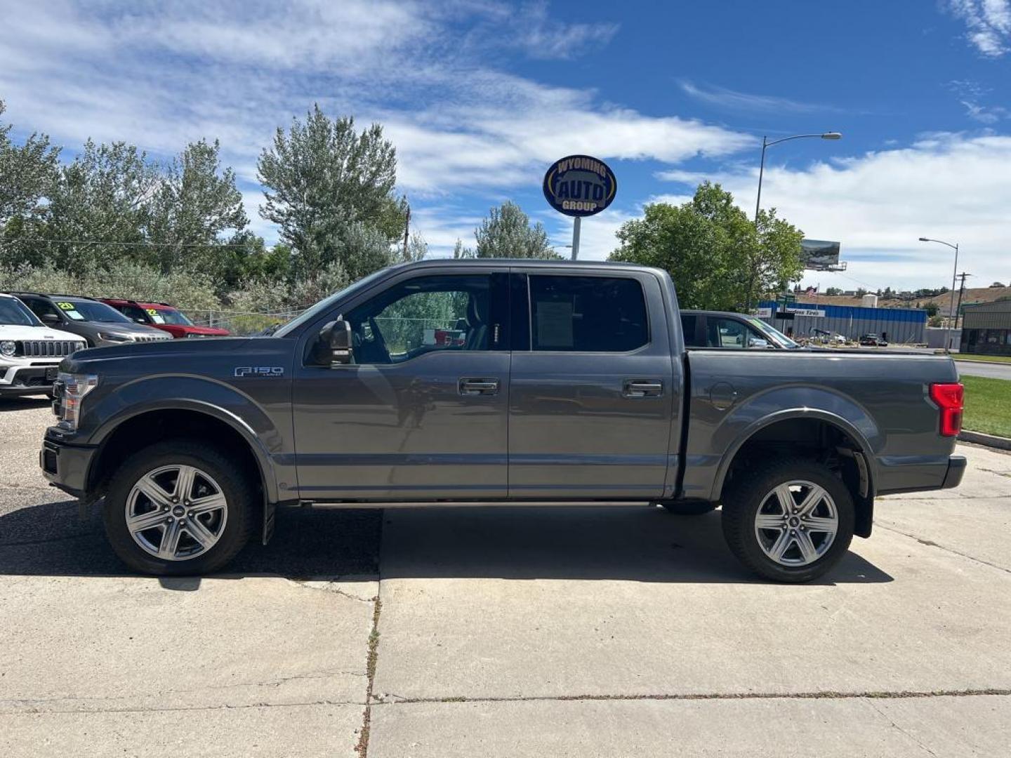 2019 gray Ford F-150 lariat (1FTEW1E48KF) with an V6, 3.5L engine, Automatic transmission, located at 3030 CY Ave, Casper, WY, 82604, (307) 265-3830, 42.827816, -106.357483 - Photo#0