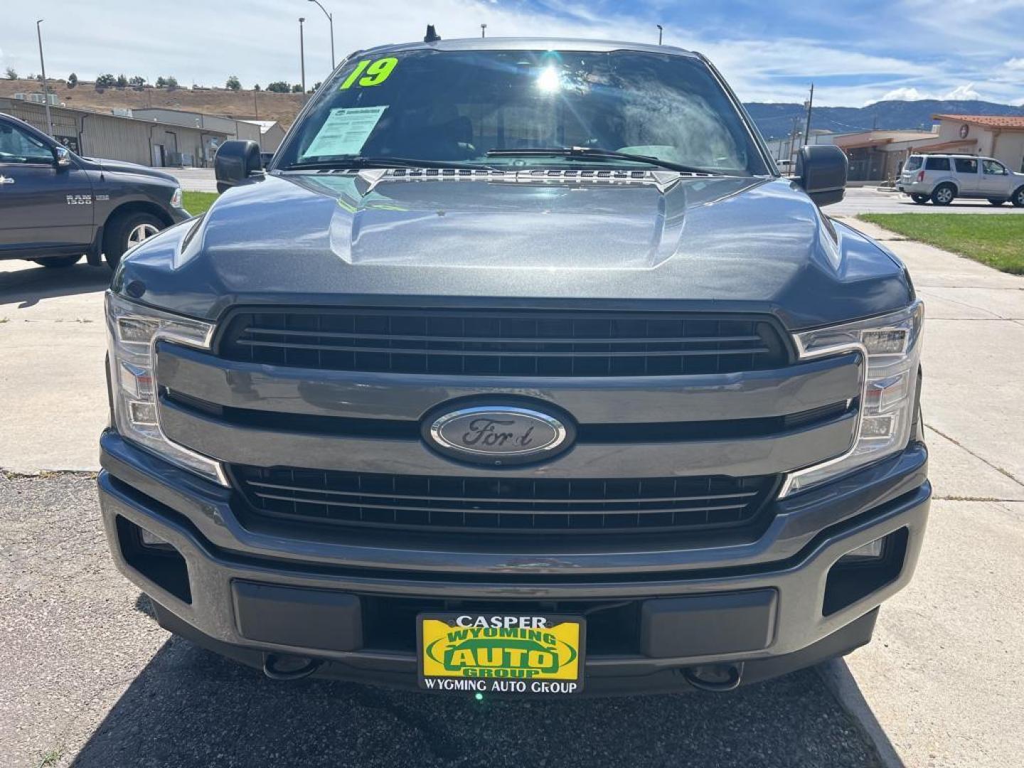 2019 gray Ford F-150 lariat (1FTEW1E48KF) with an V6, 3.5L engine, Automatic transmission, located at 3030 CY Ave, Casper, WY, 82604, (307) 265-3830, 42.827816, -106.357483 - Photo#2