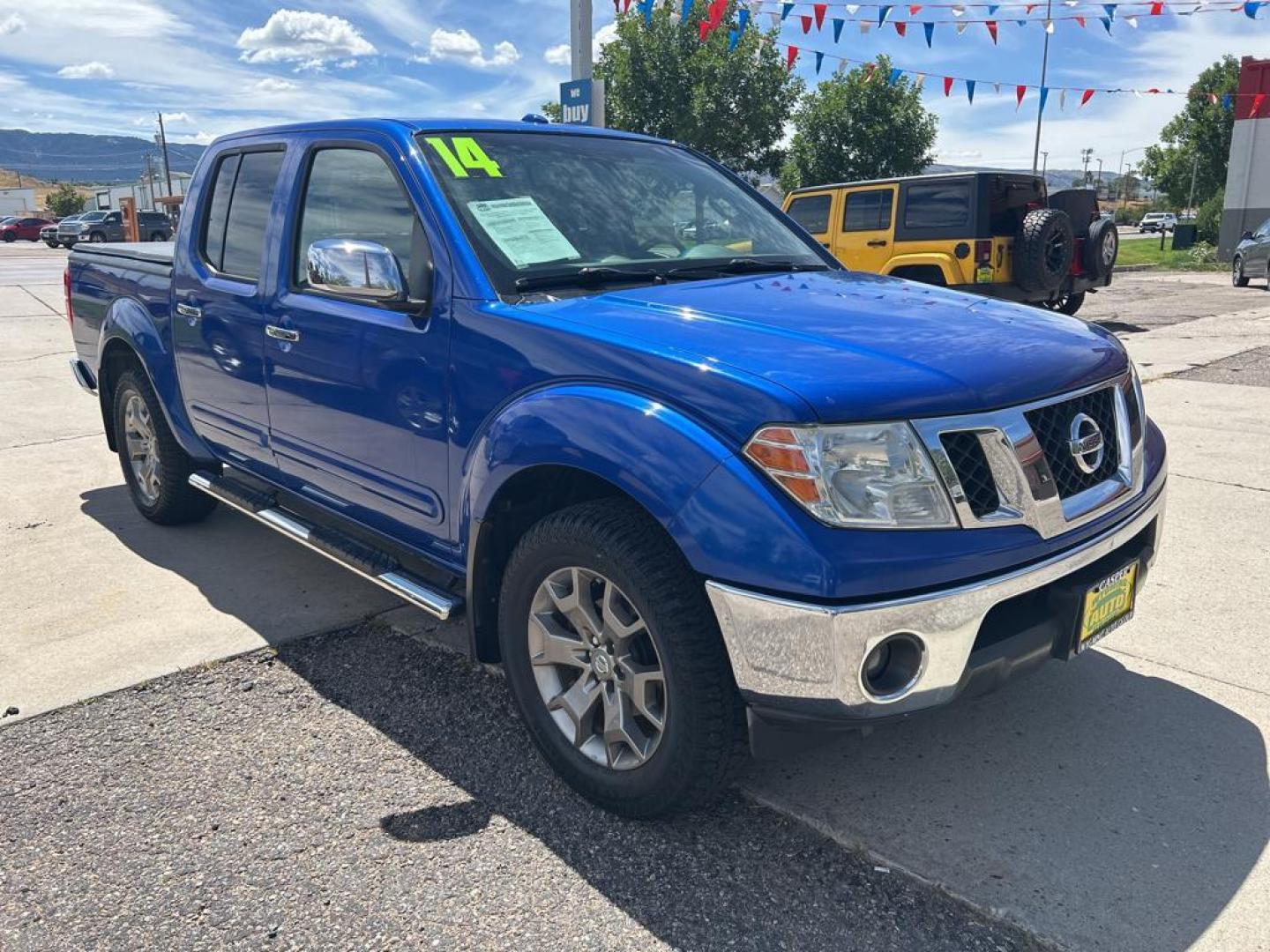 2014 blue Nissan Frontier SL (1N6AD0EV5EN) with an V6, 4.0L engine, Automatic transmission, located at 3030 CY Ave, Casper, WY, 82604, (307) 265-3830, 42.827816, -106.357483 - Photo#3