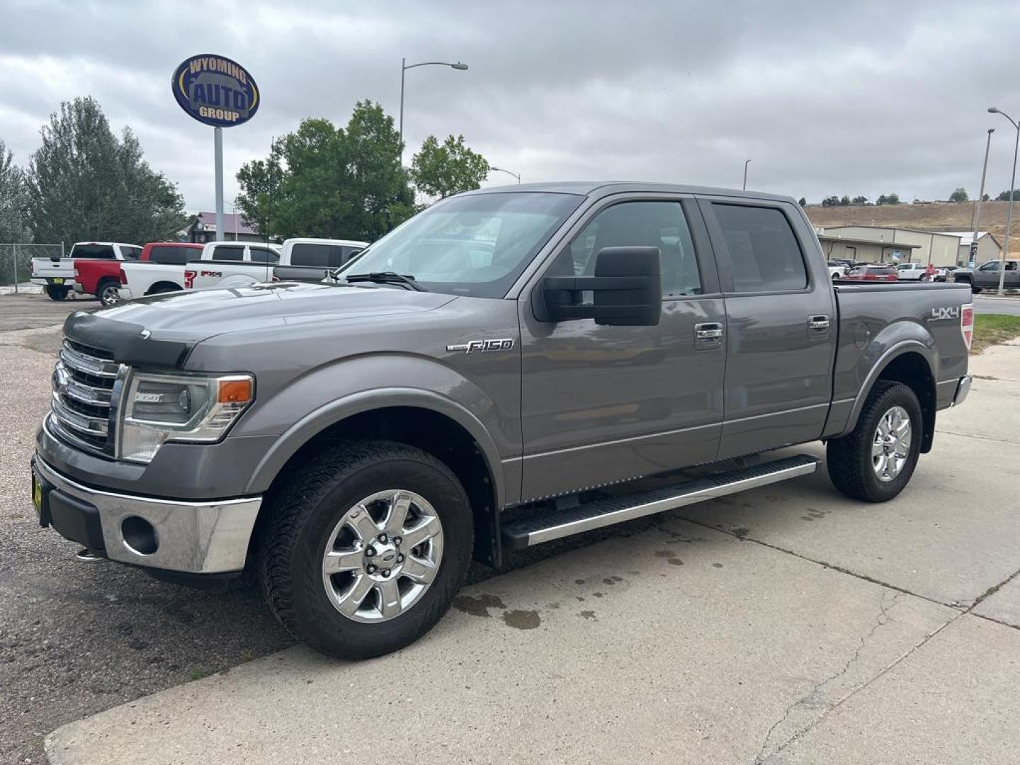 2014 Gray Ford F-150 Lariat (1FTFW1EF0EF) with an V8, 5.0L engine, Automatic 6-Speed transmission, located at 3030 CY Ave, Casper, WY, 82604, (307) 265-3830, 42.827816, -106.357483 - Inside, the F-150 Lariat offers a premium driving experience with its luxurious leather seats, providing both comfort and durability. The heated and cooled seats add an extra layer of coziness, making every journey more enjoyable. Stay connected and entertained with the integrated XM Radio and Hands - Photo#1