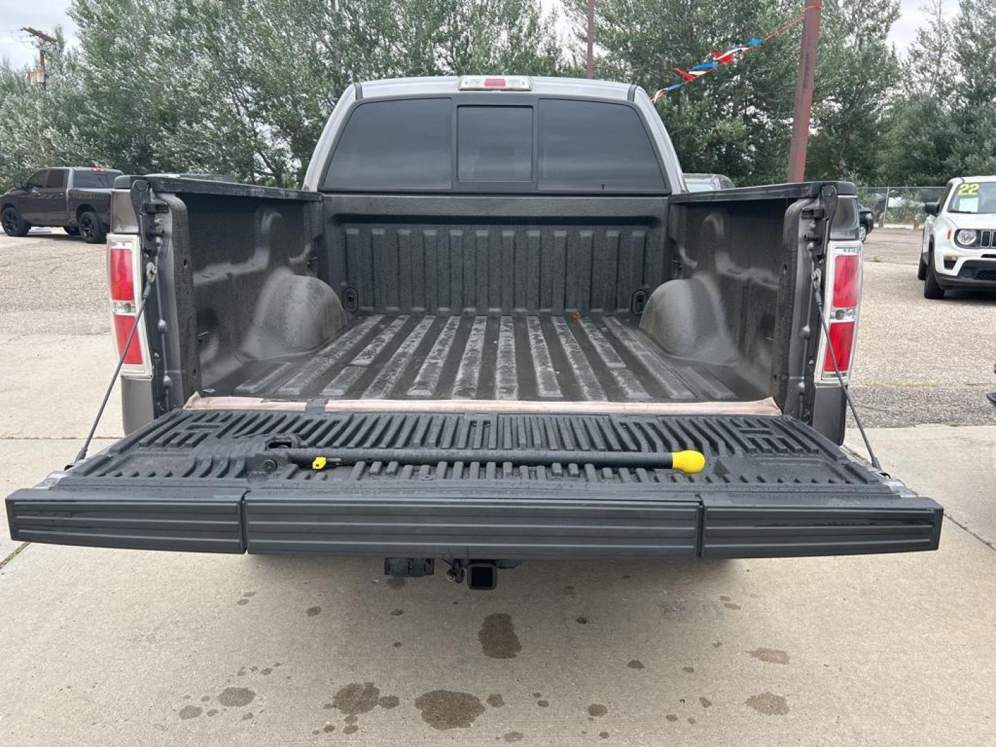 2014 Gray Ford F-150 Lariat (1FTFW1EF0EF) with an V8, 5.0L engine, Automatic 6-Speed transmission, located at 3030 CY Ave, Casper, WY, 82604, (307) 265-3830, 42.827816, -106.357483 - Inside, the F-150 Lariat offers a premium driving experience with its luxurious leather seats, providing both comfort and durability. The heated and cooled seats add an extra layer of coziness, making every journey more enjoyable. Stay connected and entertained with the integrated XM Radio and Hands - Photo#6