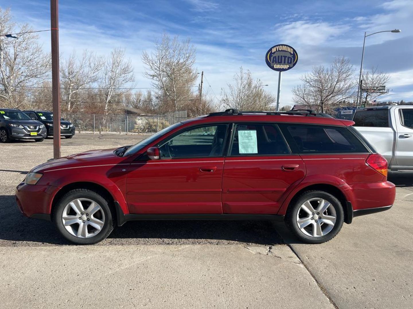 2006 maroon Subaru Outback XT Limited (4S4BP67C866) with an 4 Cyl, 2.5L engine, 5 Speed Manual transmission, located at 3030 CY Ave, Casper, WY, 82604, (307) 265-3830, 42.827816, -106.357483 - Photo#0