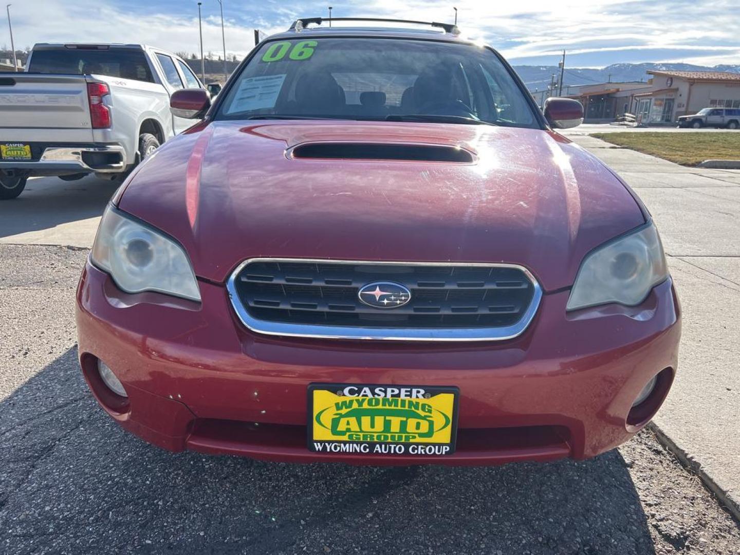 2006 maroon Subaru Outback XT Limited (4S4BP67C866) with an 4 Cyl, 2.5L engine, 5 Speed Manual transmission, located at 3030 CY Ave, Casper, WY, 82604, (307) 265-3830, 42.827816, -106.357483 - Photo#2