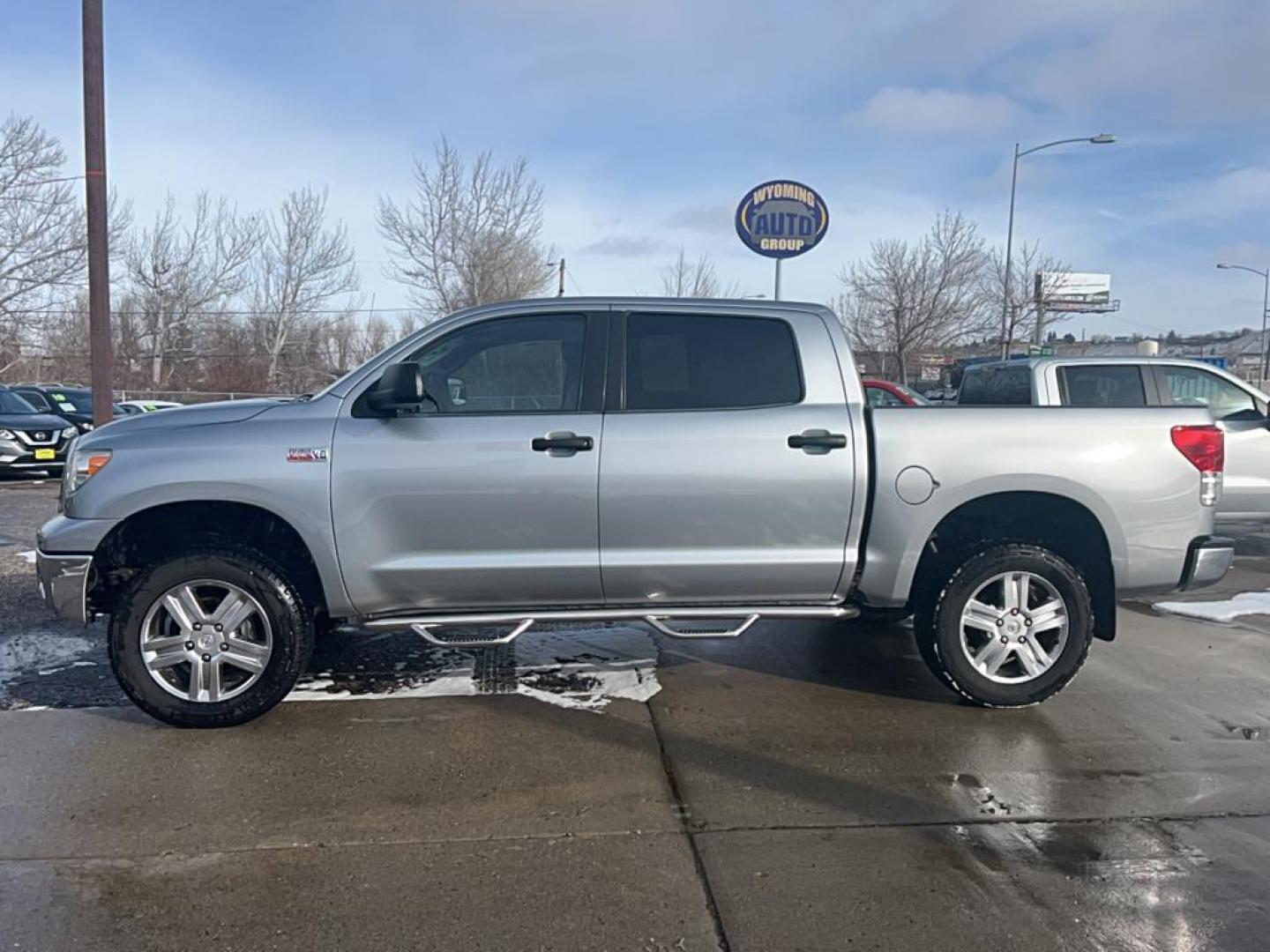 2013 silver Toyota Tundra GRADE (5TFDW5F16DX) with an V8, 5.7L engine, Automatic transmission, located at 3030 CY Ave, Casper, WY, 82604, (307) 265-3830, 42.827816, -106.357483 - Discover the rugged dependability of the 2013 Toyota Tundra, a robust full-size pickup truck that offers both power and versatility. This model, equipped with a formidable 4WD system and a V8, 5.7L engine, is engineered to handle demanding tasks with ease, making it an ideal choice for both work and - Photo#0