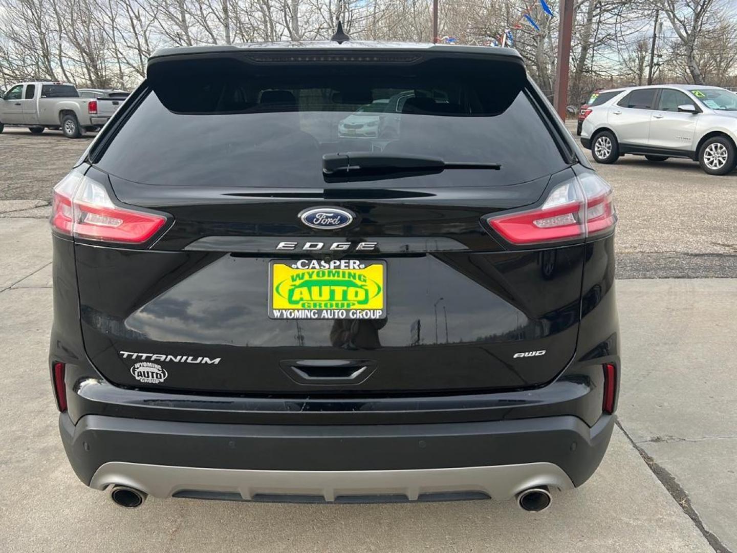 2022 Black Ford Edge Titanium (2FMPK4K92NB) with an 4 Cyl, 2.0L engine, Automatic transmission, located at 3030 CY Ave, Casper, WY, 82604, (307) 265-3830, 42.827816, -106.357483 - Photo#5