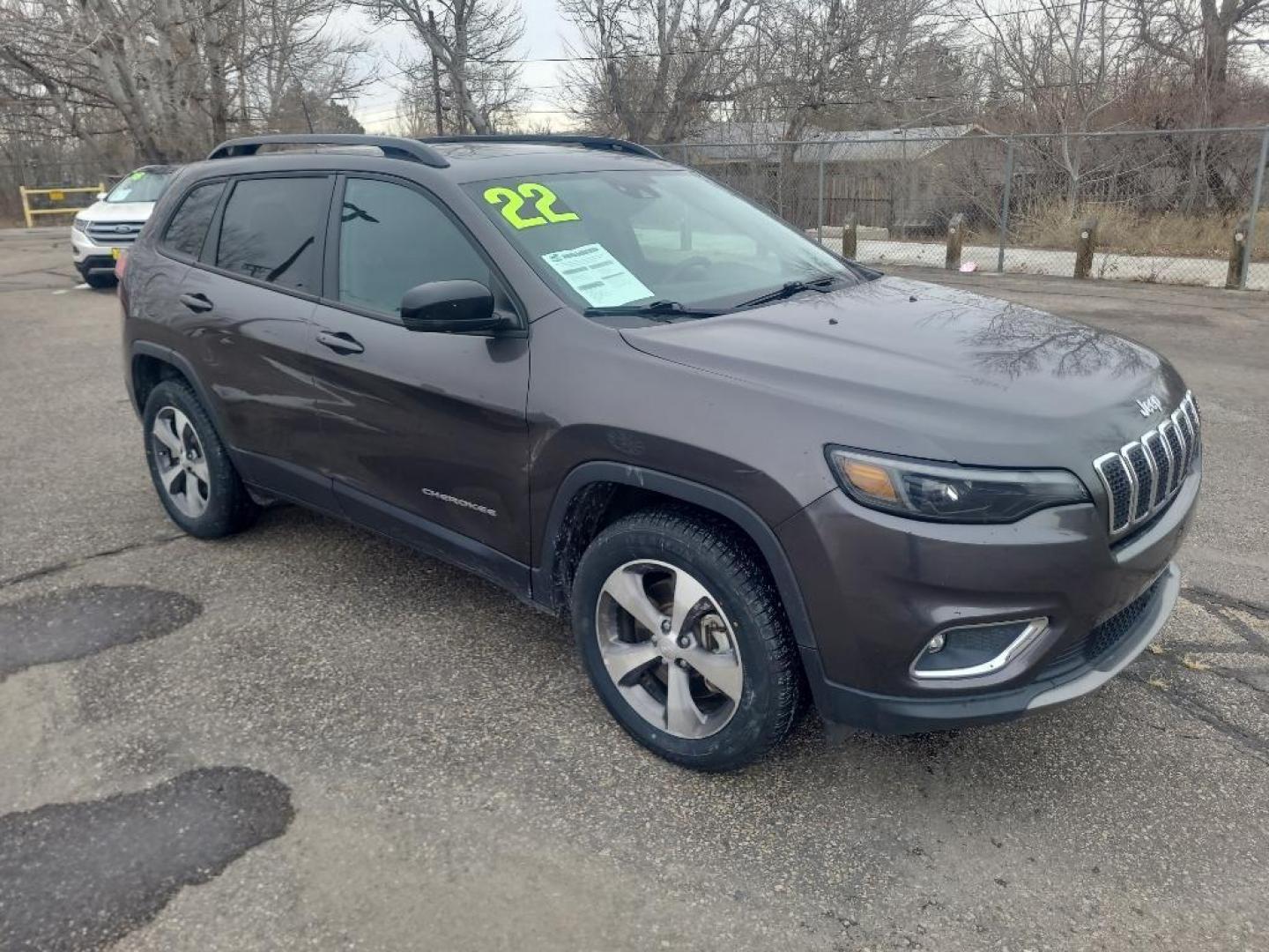 2022 DK GRAY Jeep Cherokee Limited (1C4PJMDX0ND) with an V6, 3.2L engine, Automatic transmission, located at 3030 CY Ave, Casper, WY, 82604, (307) 265-3830, 42.827816, -106.357483 - Photo#3